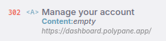Contextual redirect with 302