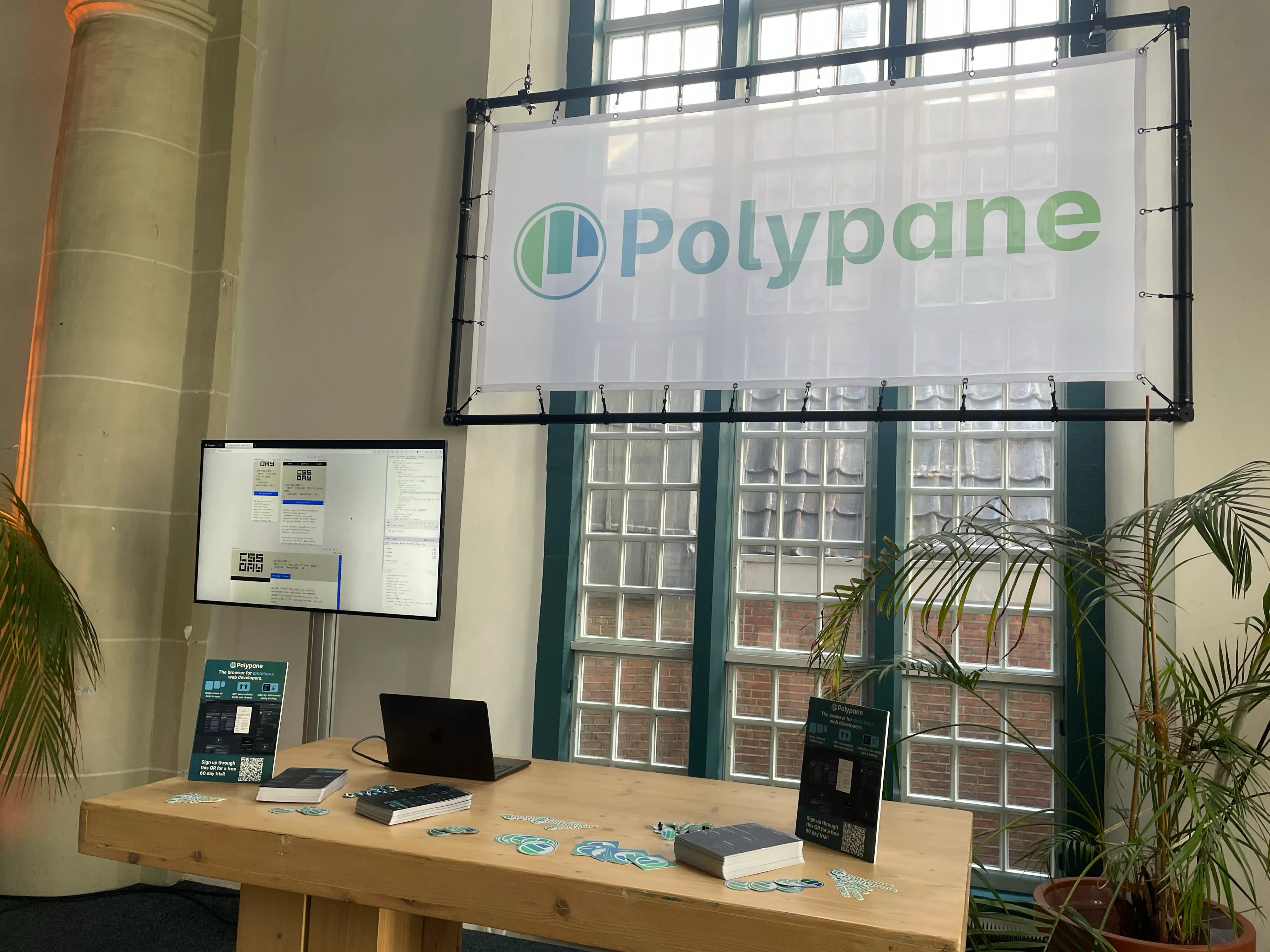 Polypane booth at CSS Day 2026