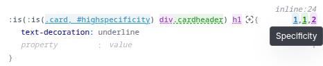 Selector specificity insights