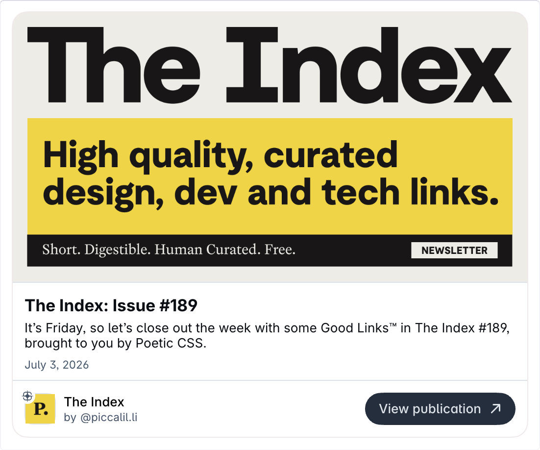 The standard site preview in the meta panel